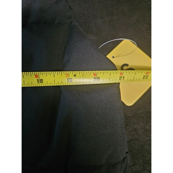 EDDIE BAUER KNEE LENGTH HOODED SZ S PUFFER VEST BLACK NWT - Picture 6 of 9